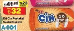ETİ CİN PORTAKAL SOSLU BİSKÜVİ 13X25 G